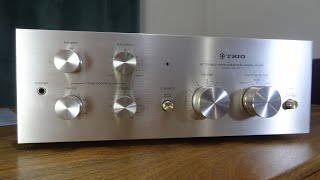 Trio Kenwood KA 3700 Amplifier Review Sansui Au 101 comparison Vintage HiFi Audio Stereo [upl. by Niwled]