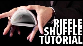 Cardistry for Beginners Shuffles  Riffle Shuffle Tutorial [upl. by Nnylireg]