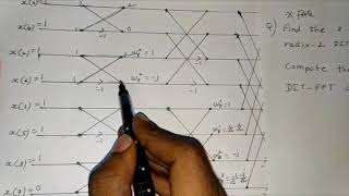 Digital Signal Processing  DIT FFT Algorithm [upl. by Aes]