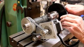 Gear Hobbing Attachment For Manual Milling Machine [upl. by Nylekoorb]