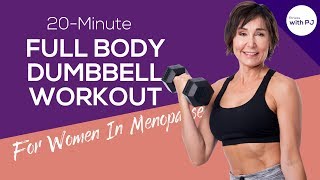 20Min Dumbbell Workout for Women In Menopause [upl. by Inaboy755]