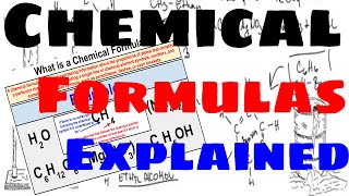 Chemical Formulas  Explained [upl. by Narol]