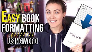 HOW TO FORMAT A BOOK IN WORD 📚 basic novel formatting using microsoft word [upl. by Carlen331]