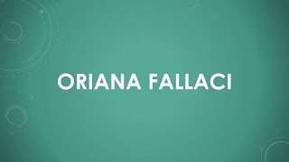 Oriana Fallaci [upl. by Brina735]