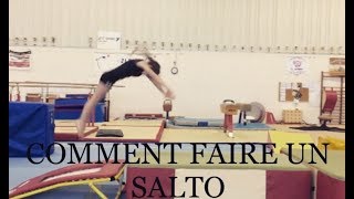 COMMENT FAIRE UN SALTO AVANT [upl. by Aicirpac]