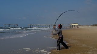 What to EXPECT Surf Fishing at NC Outer BanksCatching Everything [upl. by Alenairam]