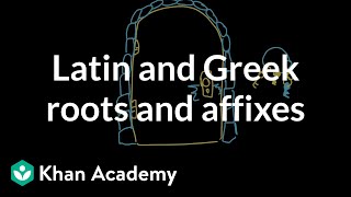 Latin and Greek roots and affixes  Reading  Khan Academy [upl. by Edya913]