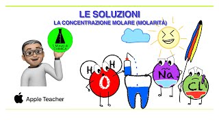 Le soluzioni  Concentrazione molare molarità [upl. by Christa]