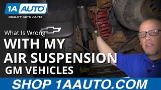 How to Diagnose Air Suspension Problems  GM Vehicles [upl. by Anev264]