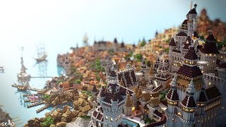 Novigrad  Minecraft Timelapse by Elysium Fire  DOWNLOAD [upl. by Ati896]