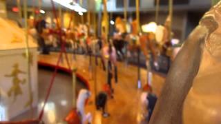 1912 Parker Carousel ride during Heritage Christmas in the Burnaby Village Museum BC [upl. by Ahseiyt]