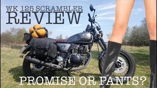 WK 125 Scrambler Review [upl. by Ariamoy]