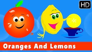 Oranges And Lemons  Nursery Rhymes For Kids [upl. by Cut]