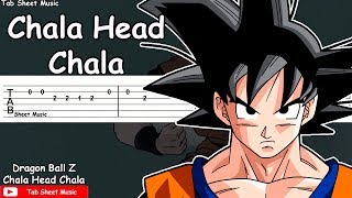 Dragon Ball Z OP 1  Chala Head Chala Guitar Tutorial [upl. by Stone]