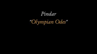 Pindar quotOlympian Odesquot [upl. by Obelia]