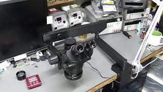 118  Affordable trinocular microscope for electronics [upl. by Rafat514]