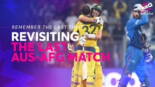 Revisiting the epic Australia vs Afghanistan clash at CWC23  T20WC 2024 [upl. by Charlet]