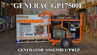 Generac GP17500E Portable Generator Assembly [upl. by Nna]