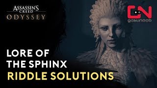 Assassins Creed Odyssey  Sphinx Riddle Solutions [upl. by Wolsky594]