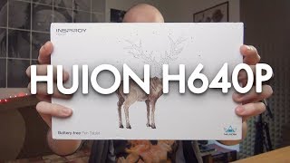 Drawing Tablet In Your BAG  Huion H640P Review [upl. by Weisberg650]