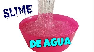 Haz SLIME DE AGUA Probando recetas de 💦Water Slime💦 [upl. by Neeruam]