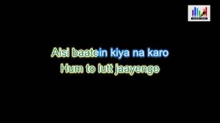 Aaj Jaane Ki Zid Na Karo Karaoke With Lyrics [upl. by Pepillo127]