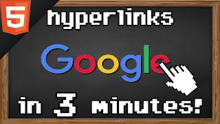 Learn HTML hyperlinks in 3 minutes 👈 [upl. by Ayekan235]