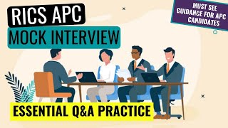 RICS APC FINAL ASSESSMENT MOCK INTERVIEW  QUESTION amp ANSWER PRACTICE SESSION [upl. by Yraillih]