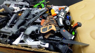 Weapon Box Explosives amp Dangerous Toy Guns  Various Weapons  Box of Toy Guns [upl. by Bully]