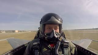 Unrestricted Climb Takeoff in F16 Fighter Jet [upl. by Adiaj]