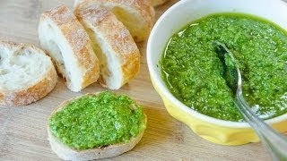 Basil Pesto Recipe [upl. by Ardnasella]