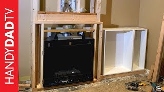 DIY Fireplace Installation  Framing and Final Connections [upl. by Breana]