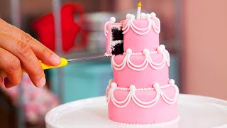 How To Make Five MINIATURE CAKES  PERFECT Beginner Fondant Cake  Yolanda Gampp  How To Cake It [upl. by Eutnoj416]