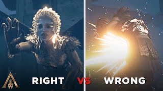 Right Answer vs Wrong Answer The Sphinx  Assassins Creed Odyssey [upl. by Knight]