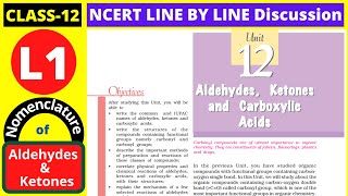 Aldehydes Ketones and Carboxylic Acid Class 12 NCERT  Part 1 [upl. by Eniron472]