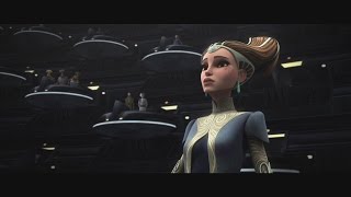 Star Wars The Clone Wars  Padmé Amidala gives a speech to the Republic 1080p [upl. by Clance]