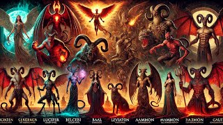 Los 10 DEMONIOS más poderosos del INFIERNO [upl. by Ynatterb]