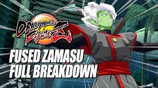 FUSED ZAMASU  Full Breakdown Combos Supers amp Flight Tricks DragonBall FighterZ [upl. by Deegan]