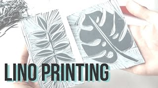 Lino Printing  Tutorial [upl. by Trudnak602]