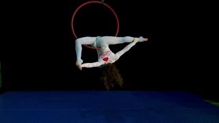 Sail  enchanting moody aerial hoop routine by Gaby Fleming circus aerial dance performance [upl. by Al]