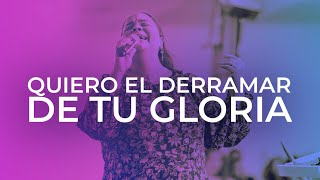 Quiero El Derramar De Tu Gloria  Tommy Rosario COVER Pastora Virginia Brito [upl. by Volin]