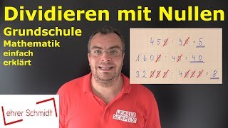 Dividieren mit Nullen  Mathematik  Lehrerschmidt [upl. by Reginald281]