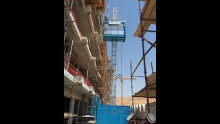 Construction HoistConstruction Elevator Installation [upl. by Acyre]