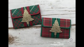 Pretty Plaid Gift Card Holders [upl. by Ahsahtan291]