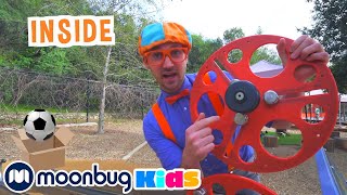 Blippi Visits Kidspace Childrens Museum  Blippi  Moonbug Literacy [upl. by Yarezed]