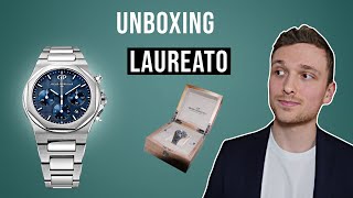 Unboxing  Laureato Girard Perregaux [upl. by Kerwon]