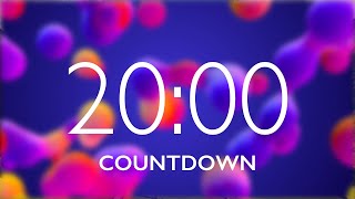 20 Minute Countdown Timer for Study Sessions [upl. by Freemon]