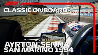 F1 1994 Ayrton Senna Onboard Lap At Imola  1994 San Marino Grand Prix [upl. by Oba]