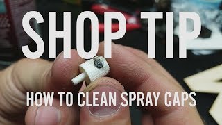 How To easily clean spray paint and spray glue caps [upl. by Norven]