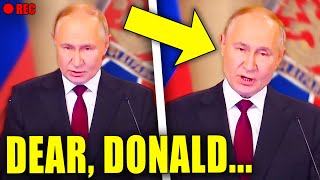 WATCH PUTIN ISSUE TERRIFYING WARNING TO TRUMP [upl. by Rosanne]